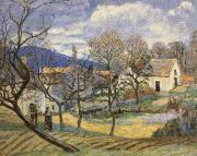 Armand Guillaumin Outskirts of Paris oil painting